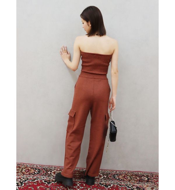 EVRIS「ニットカーゴパンツ【セットアップ着用可能】」|カーゴ|