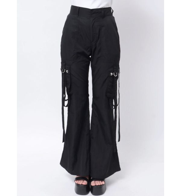 EVRIS「カーゴポケットフレアカラーパンツ」|カーゴ|