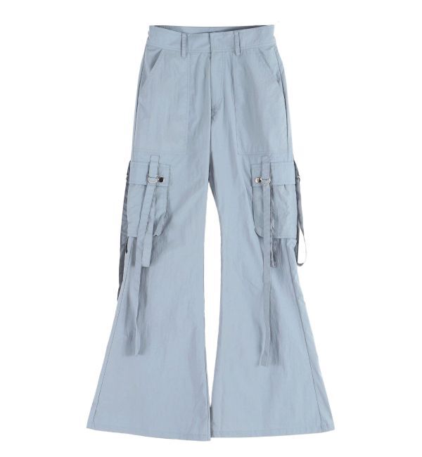 EVRIS「カーゴポケットフレアカラーパンツ」|カーゴ|