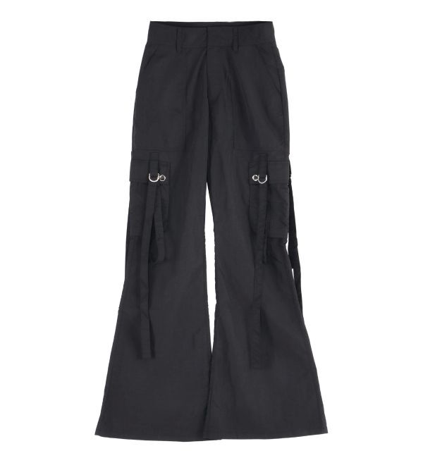 EVRIS「カーゴポケットフレアカラーパンツ」|カーゴ|