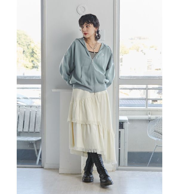 jouetie「フリンジティアードスカート」|スカート|
