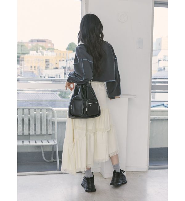 jouetie「フリンジティアードスカート」|スカート|