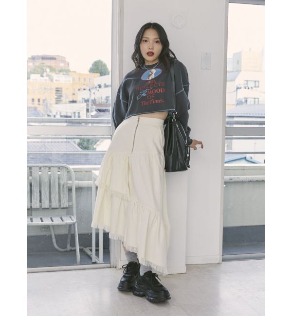 jouetie「フリンジティアードスカート」|スカート|