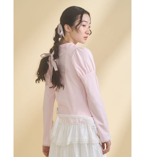 merry jenny「frilly polo tops」|ポロシャツ|