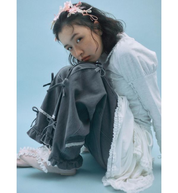 merry jenny「frilly polo tops」|ポロシャツ|