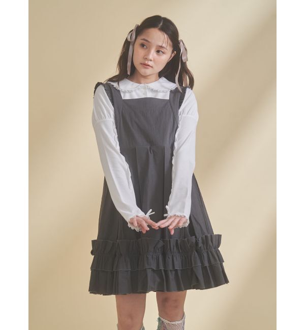 merry jenny「frilly polo tops」|ポロシャツ|