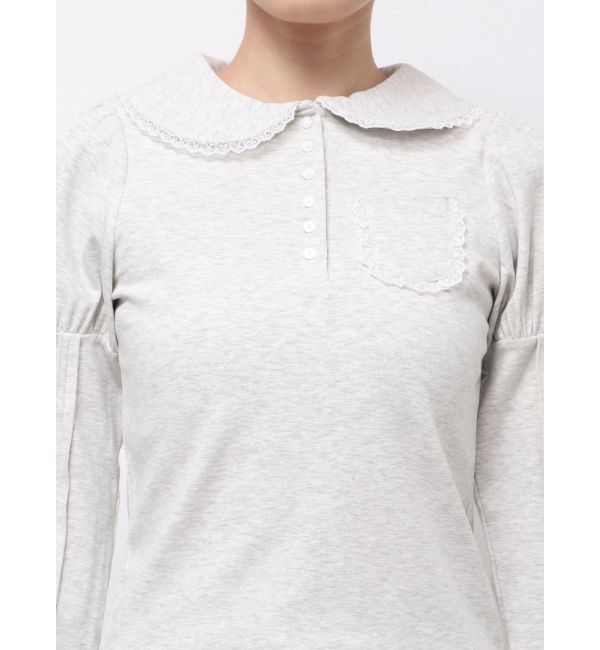 merry jenny「frilly polo tops」|ポロシャツ|