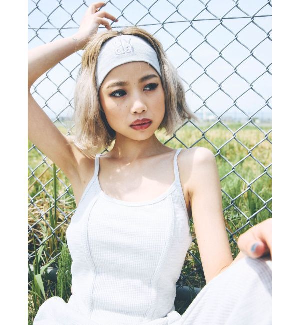 GYDA「front roundワッフルビスチェ」|キャミソール|