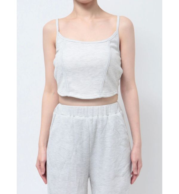 GYDA「front roundワッフルビスチェ」|キャミソール|