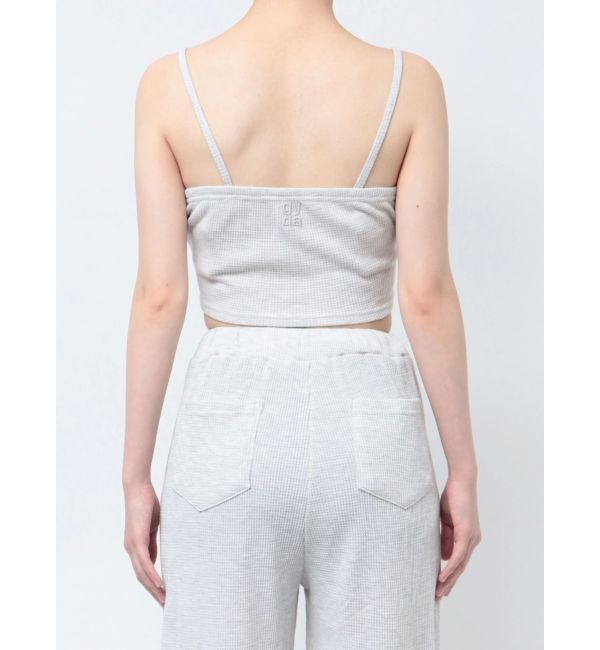 GYDA「front roundワッフルビスチェ」|キャミソール|