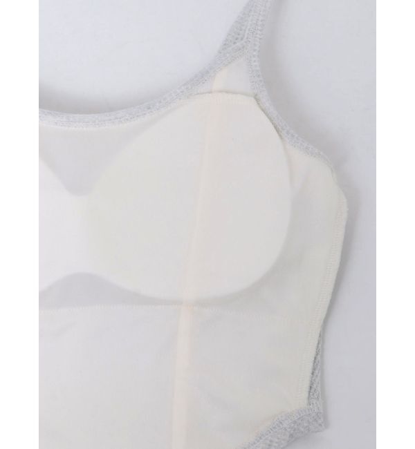 GYDA「front roundワッフルビスチェ」|キャミソール|