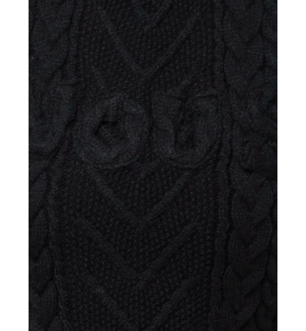 GYDA「NOUSノースリケーブルニットトップス」|ニット・セーター|