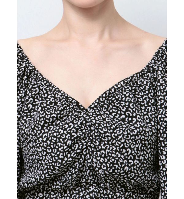 GYDA「レオパードオフショルコルセットブラウス」|シャツ・ブラウス|