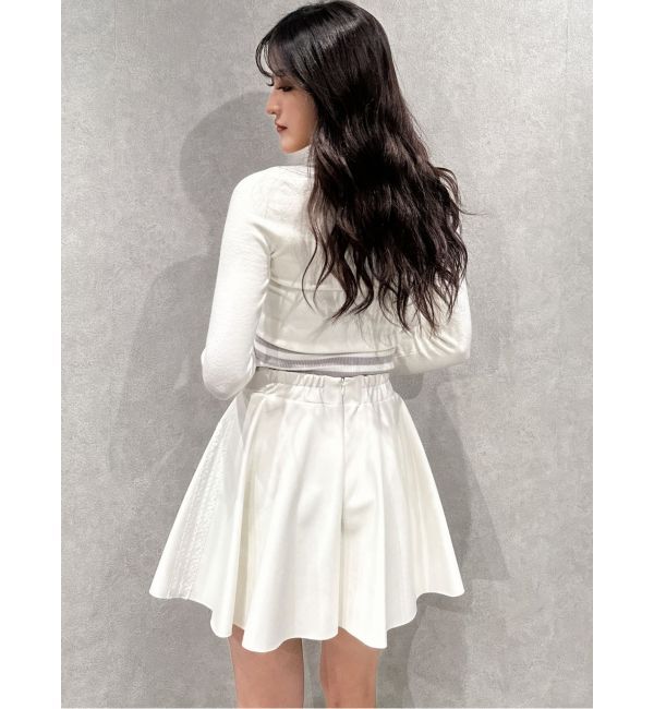 GYDA「レースラインフレアミニスカートライクショートパンツ【SETUP着用可】」|スカート|