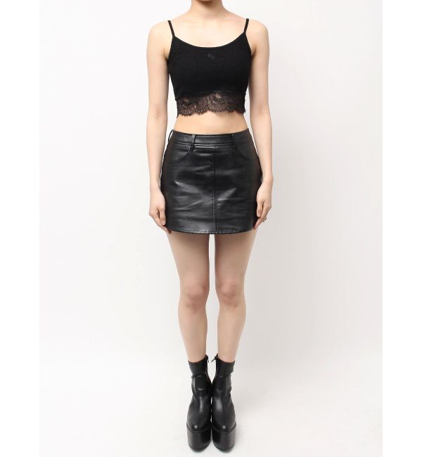 GYDA「GGラメワッフルレースビスチェ」|キャミソール|