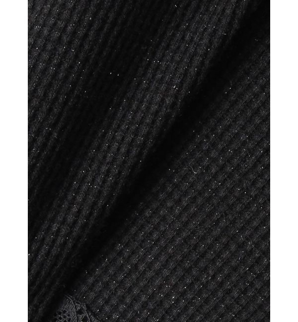 GYDA「GGラメワッフルレースビスチェ」|キャミソール|