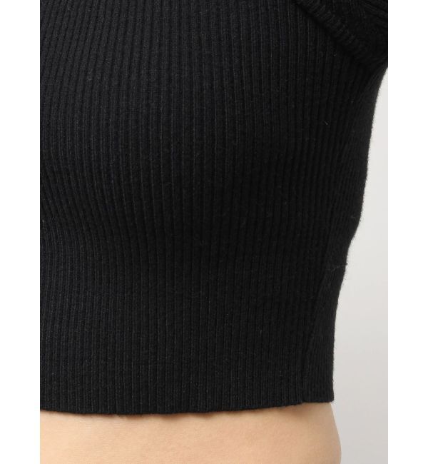 GYDA「FRONT OPENリブニットトップス」|ニット・セーター|