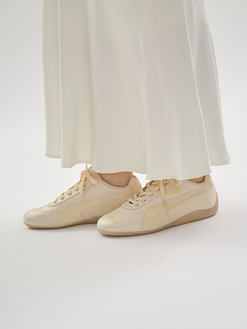 emmi atelier「サテンナロースカート【セットアップ対応】」|スカート|