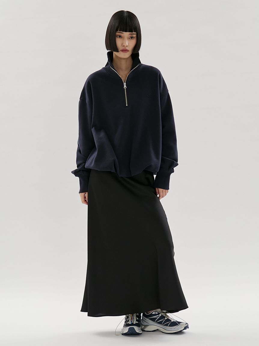 emmi atelier「サテンナロースカート【セットアップ対応】」|スカート|