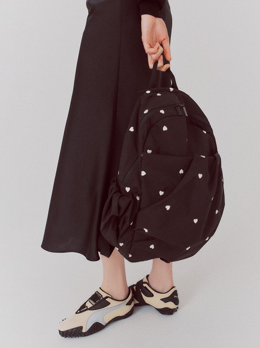 emmi atelier「サテンナロースカート【セットアップ対応】」|スカート|