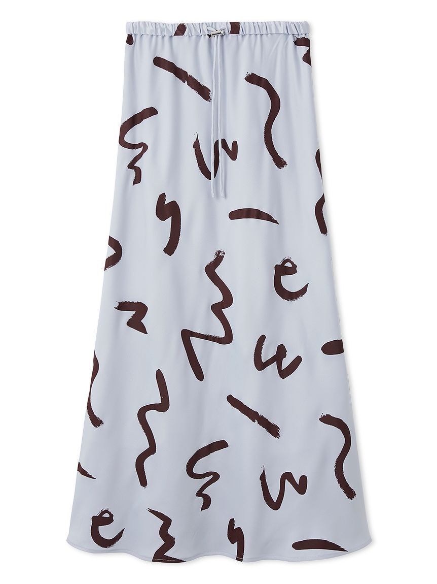 emmi atelier「サテンナロースカート【セットアップ対応】」|スカート|