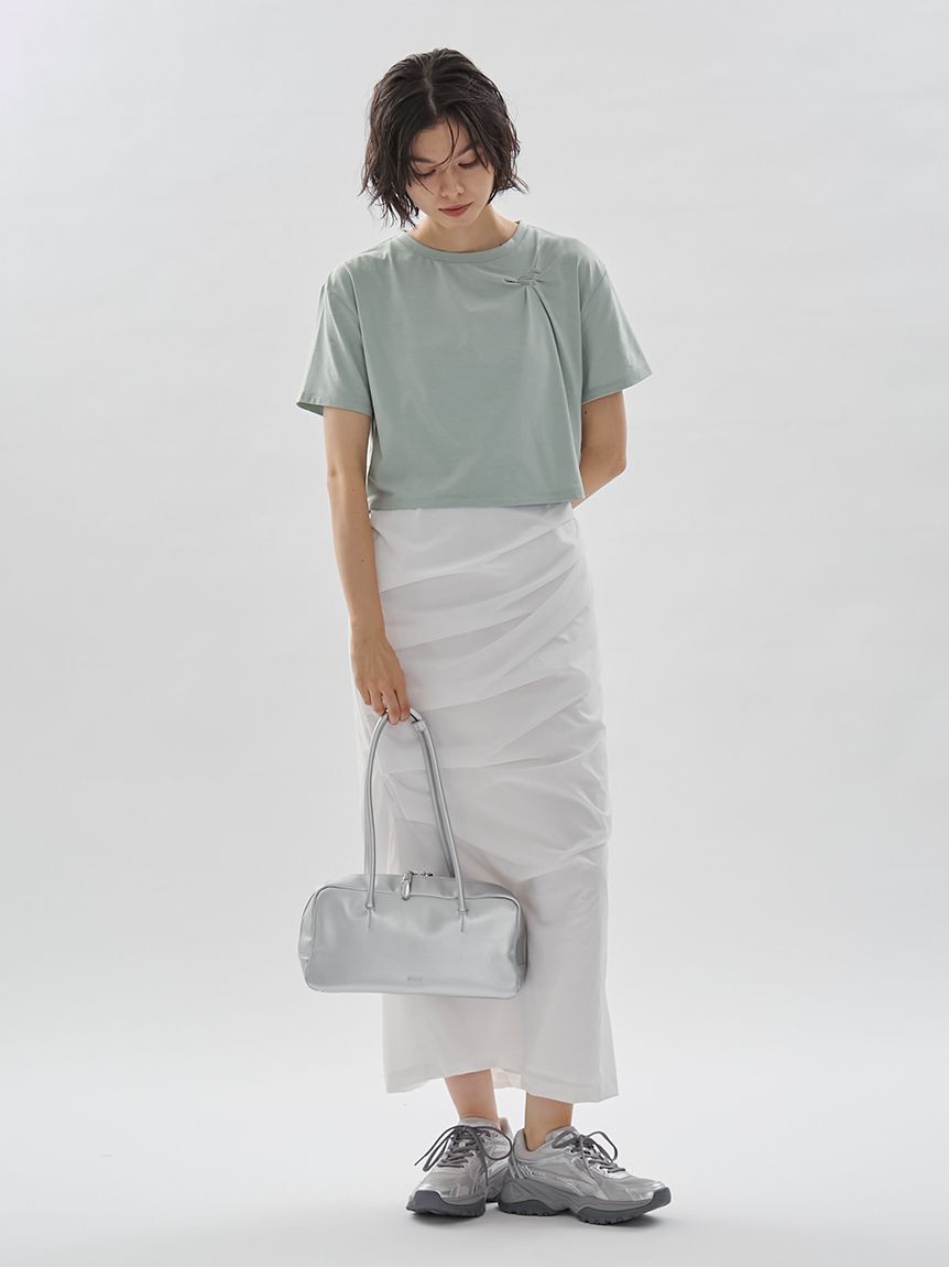 emmi atelier「サイドタックナロースカート/撥水【セットアップ対応】」|スカート|