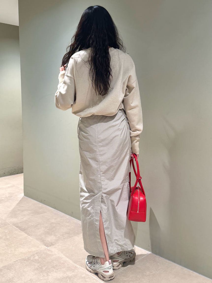 emmi atelier「サイドタックナロースカート/撥水【セットアップ対応】」|スカート|