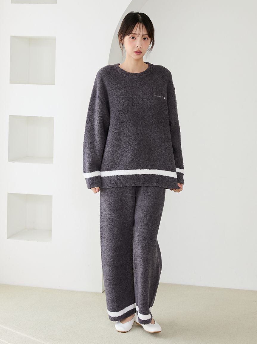 gelato pique「ベビモココットンプレーティングロングパンツ」|ルームウェア|