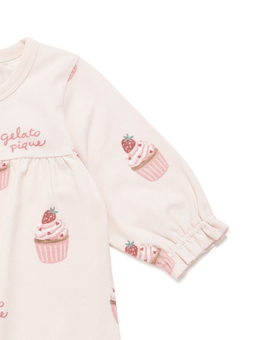 GELATO PIQUE KIDS & BABY「【BABY】新生児カップケーキ柄2WAYオール」|ロンパース|