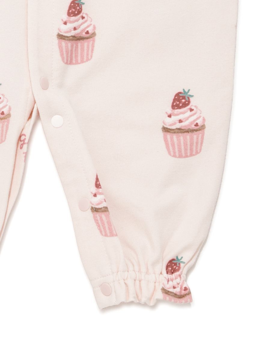 GELATO PIQUE KIDS & BABY「【BABY】新生児カップケーキ柄2WAYオール」|ロンパース|