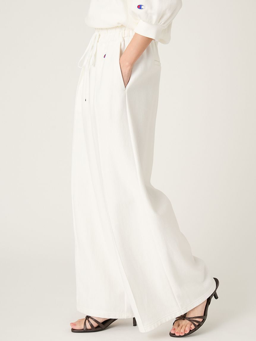 FRAY I.D「【FRAY I.D｜Champion】リバースウィーブタックワイドパンツ」|チノ|