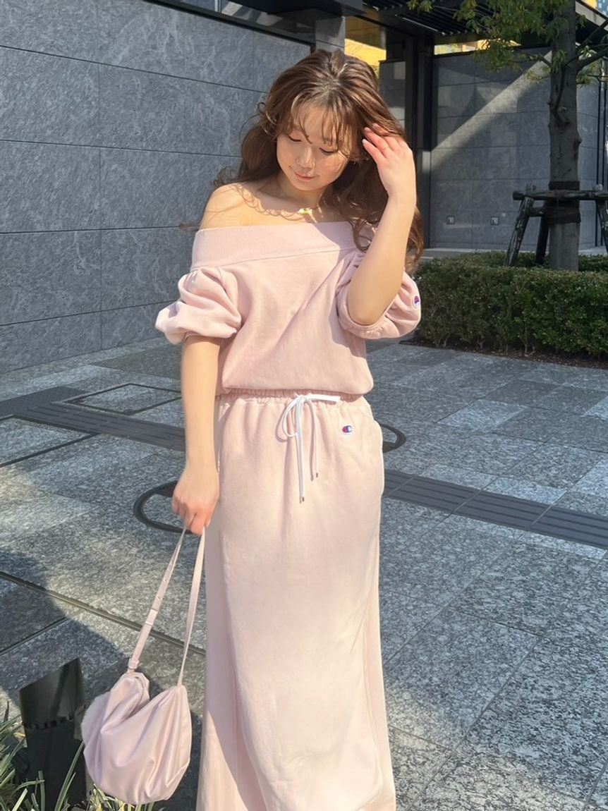 FRAY I.D「【FRAY I.D｜Champion】リバースウィーブストレートスカート」|スカート|