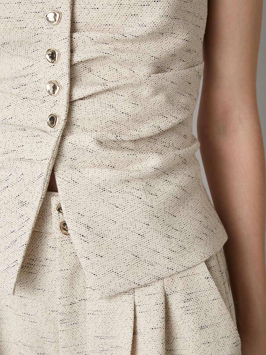 LILY BROWN「オーナメント釦ホルタージレ」|ベスト・ジレ|