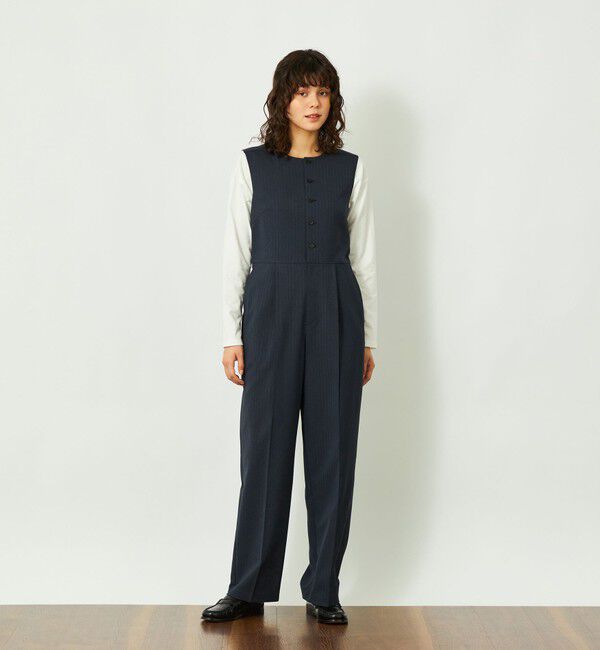 MACKINTOSH PHILOSOPHY「GREY LABEL ノーカラージャンプスーツ」|ワンピース|