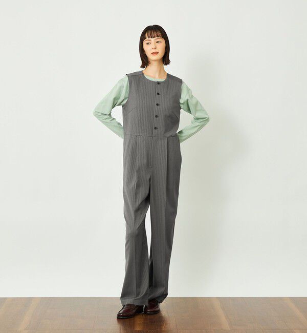 MACKINTOSH PHILOSOPHY「GREY LABEL ノーカラージャンプスーツ」|ワンピース|