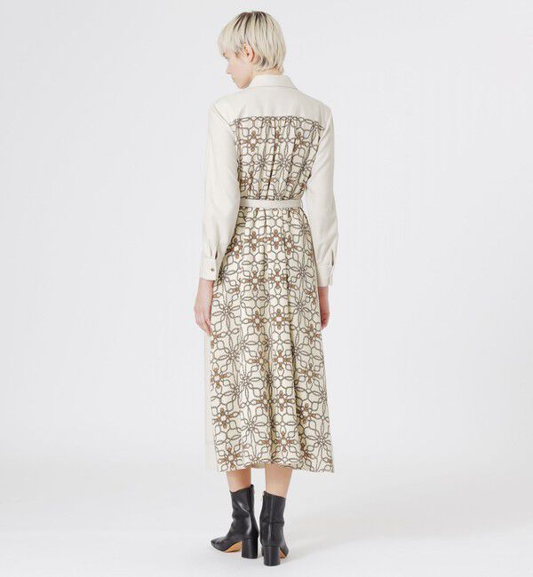  「メランジツイルシャツワンピース」|ワンピース|