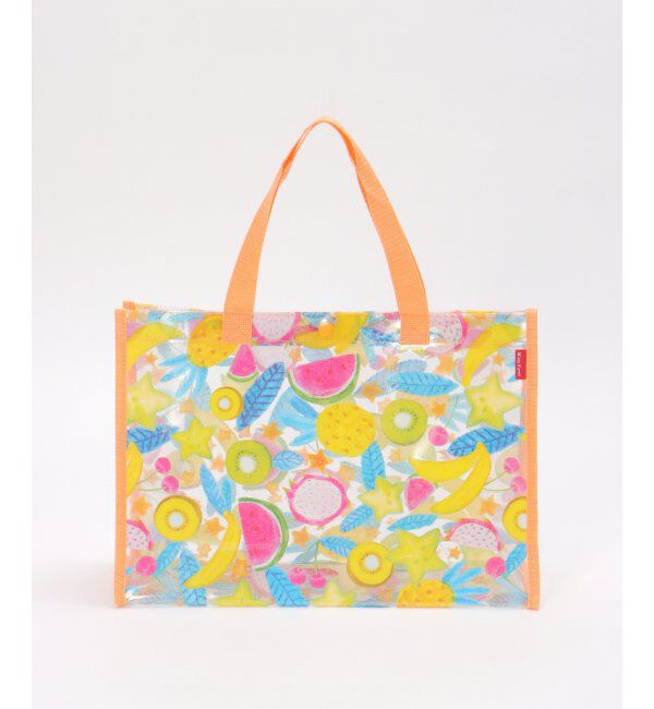 ikka kids「ガールズ プールバッグ 柄アソート」|その他|オレンジ