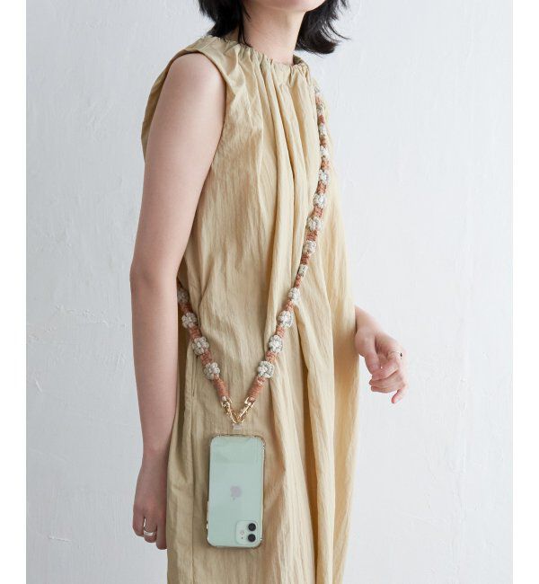 VENCE share style「ロングマクラメフラワーストラップ」|その他|