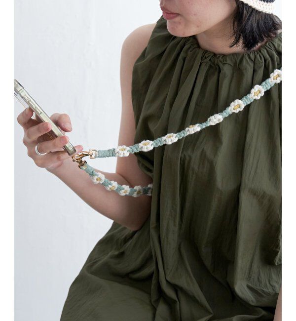VENCE share style「ロングマクラメフラワーストラップ」|その他|