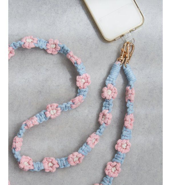 VENCE share style「ロングマクラメフラワーストラップ」|その他|