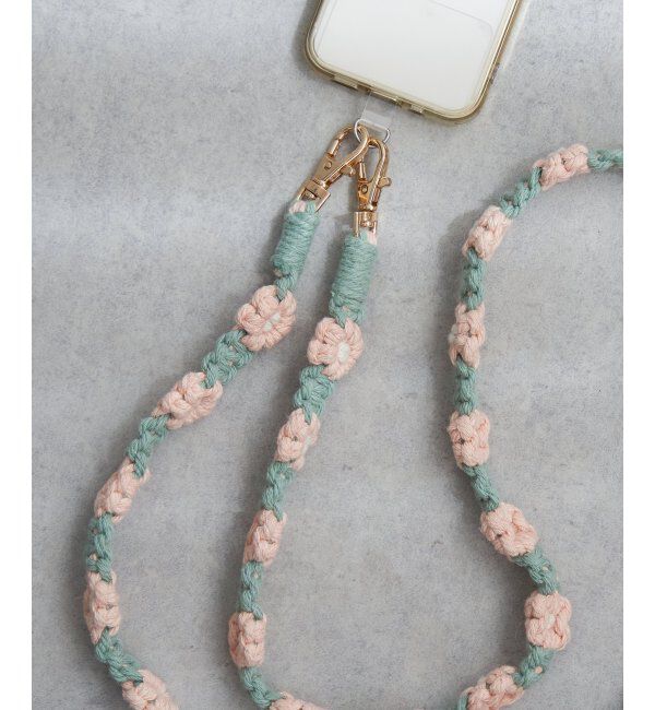 VENCE share style「ロングマクラメフラワーストラップ」|その他|