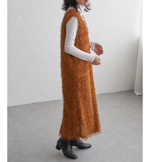 VENCE share style「リボンヤーン2wayジャンスカ」|ワンピース|