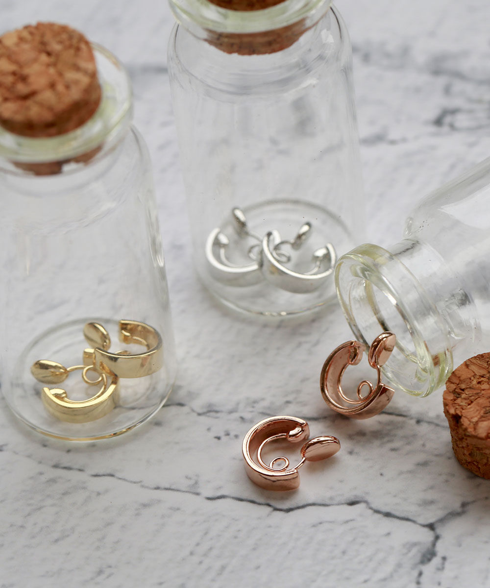 colleca la「miniループフィット・ミラーフープイヤリング」|イヤリング|
