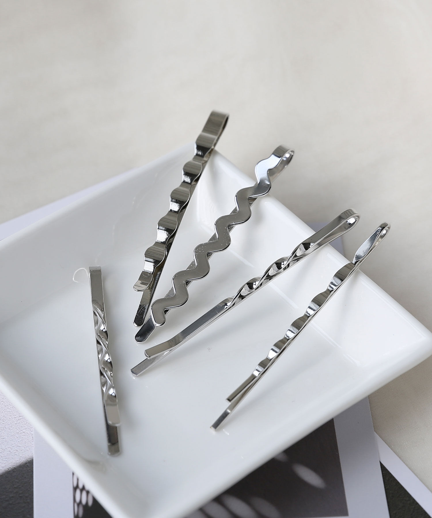 colleca la「メタルヘアピン 5本セット」|その他|シルバー