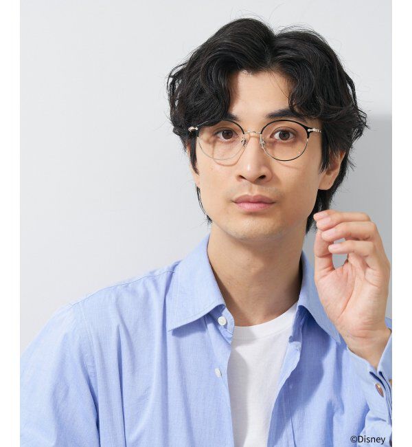  「ボストン型 メガネ Disney PRINCESS ベル  (ドレスアップライン)  ディズニープリンセス レンズ交換券付」|メガネ|