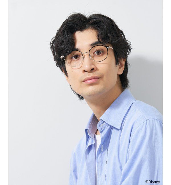  「ボストン型 メガネ Disney PRINCESS ベル  (ドレスアップライン)  ディズニープリンセス レンズ交換券付」|メガネ|