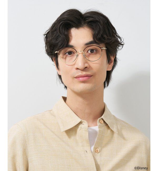  「ボストン型 メガネ Disney PRINCESS ベル  (ドレスアップライン)  ディズニープリンセス レンズ交換券付」|メガネ|