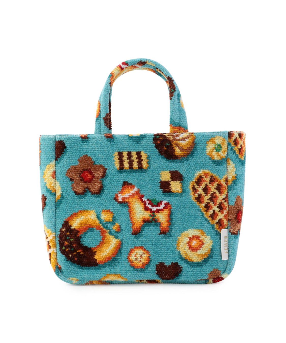 FEILER「フィーカタイム　バッグインミニトート　FKT-257537（WEB限定）」|トートバッグ|ターコイズブルー