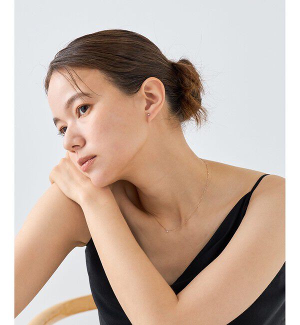 ete「K18MPG ダイヤモンド ピアス」|ピアス|