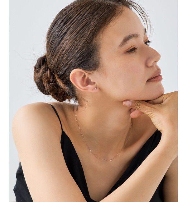 ete「K18MPG ダイヤモンド ピアス」|ピアス|